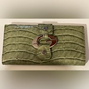 Beautiful Guess Faux Croc wallet